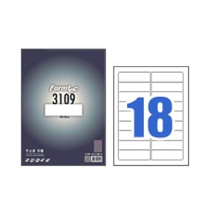 [폼텍] LS-3109 주소용라벨(18칸/A4)_100매입